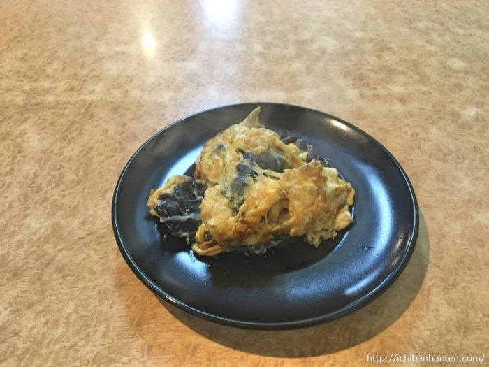 Stir-fried egg and wood ear（キクラゲと玉子炒め）