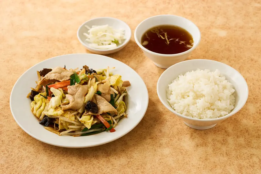 肉野菜炒め定食