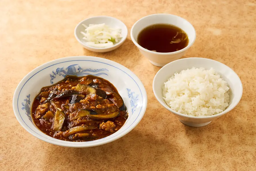 麻婆ナス定食