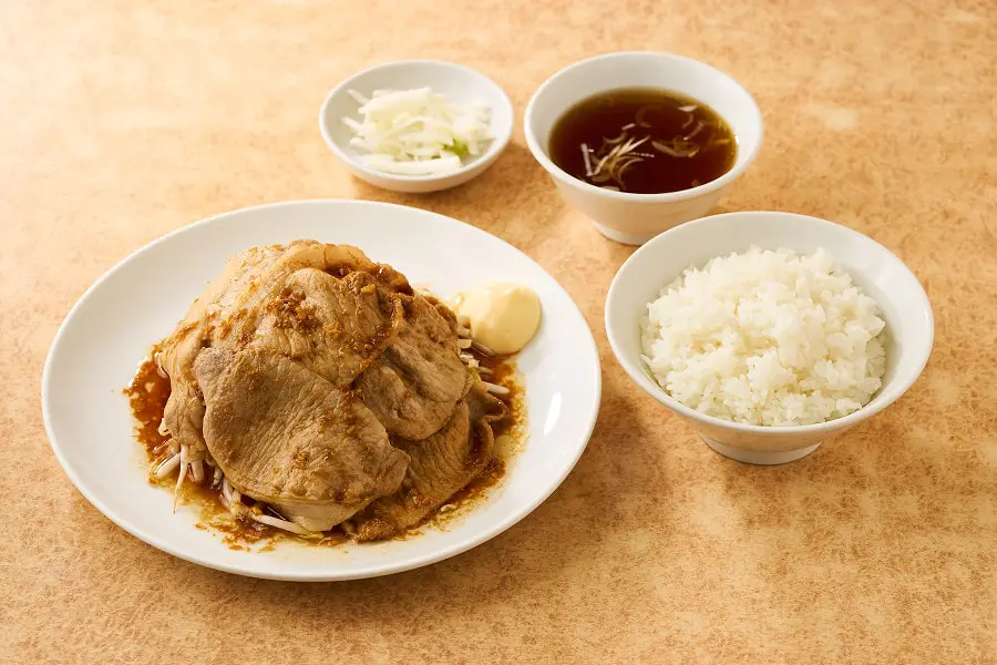 豚ロース生姜焼き定食