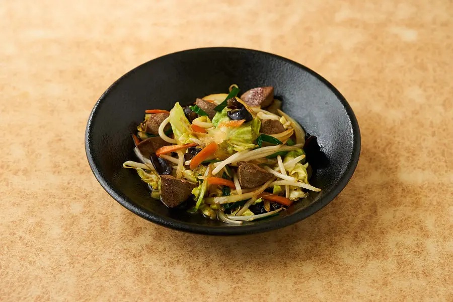 野菜レバ炒め