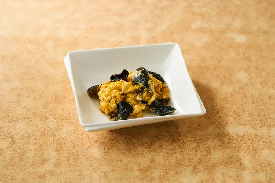 キクラゲと玉子炒め