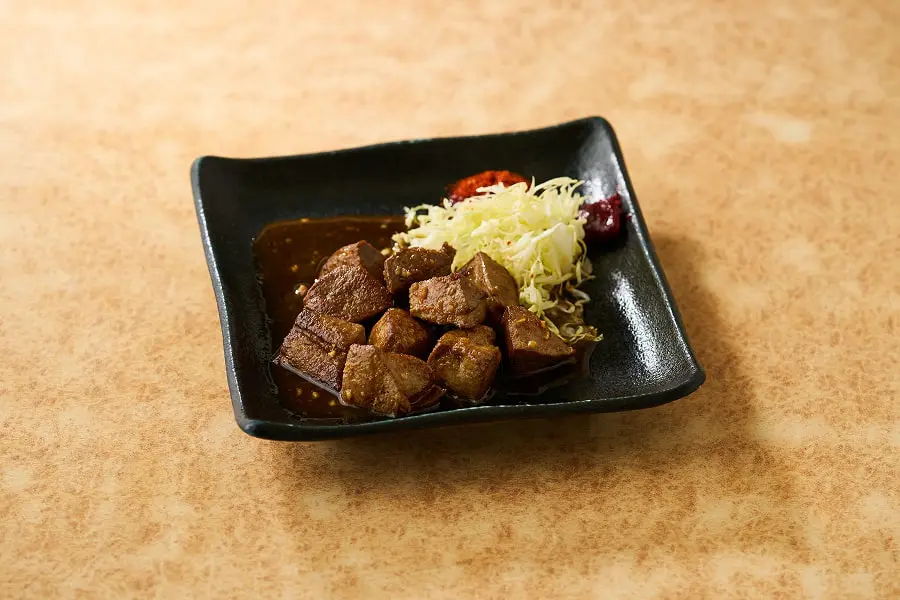 レバーのガーリック炒め