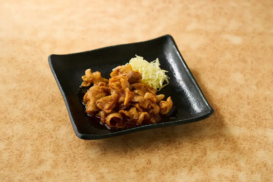 ホルモン辛ミソ炒め